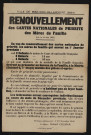 Renouvellement des cartes nationales de priorité des mères de famille,