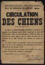 Circulation des chiens,