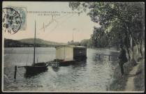 Suresnes et Lonchamps: vue sur la Seine et le Mont Valérien.