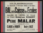 Bal de la caisse des écoles,