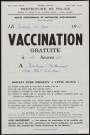 Vaccination gratuite,