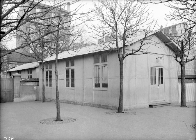 Ecole rue de Clamart, construction en bois