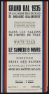 Grand bal 1935 de la caisse des écoles de Boulogne-Billancourt,