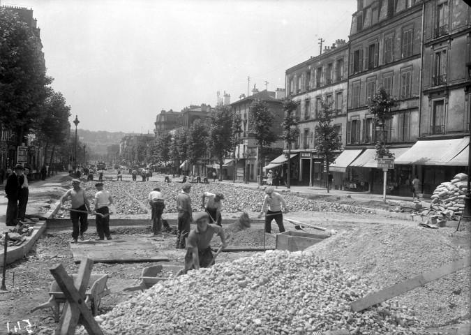 Route de la Reine, réfection de la chaussée